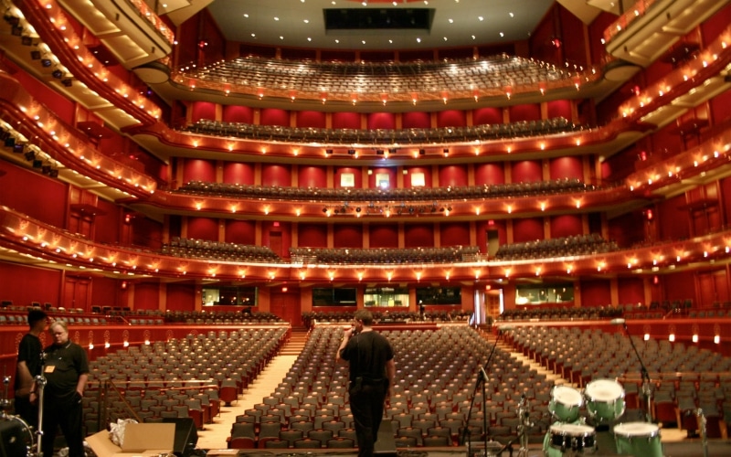 Architectural millwork jersey performing arts